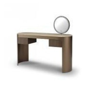 Casa Padrino Luxus Schminktisch Silbergrau / Schwarz 145 x 45 x H. 76 cm - Schminktisch mit Travertin - Moderne Schlafzimmer Möbel - Luxus Qualität
