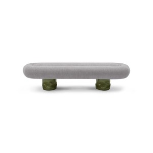 Casa Padrino Luxus Sitzbank Khaki 168 x 52 x H. 41 cm - Sitzbank mit Stoffbezug - Moderne Flur Möbel - Luxus Qualität Casa Padrino Luxus Sitzbank Khaki 168 x 52 x H. 41 cm - Sitzbank mit Stoffbezug - Moderne Flur Möbel - Luxus Qualität