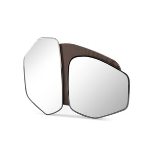 Casa Padrino specchio da parete di lusso grigio 142 x 90 x H. 5 cm - Specchio da parete in vetro a specchio - Mobili moderni per soggiorno - Qualità di lusso