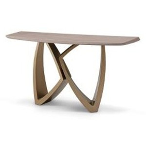 Casa Padrino tavolo consolle di lusso grigio scuro / ottone 160 x 40 x H. 76 cm - Tavolo consolle in impiallacciatura di olmo - Mobili moderni per ingresso - Qualità di lusso Casa Padrino tavolo consolle di lusso grigio scuro / ottone 160 x 40 x H. 76 cm - Tavolo consolle in impiallacciatura di olmo - Mobili moderni per ingresso - Qualità di lusso