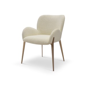 Casa Padrino chaise de salle à manger de luxe laiton 62 x 66 x H. 81 cm - Chaise de salle à manger avec revêtement en tissu - Meubles de salle à manger modernes - Qualité de luxe