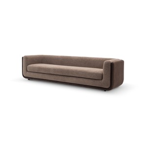 Casa Padrino Luxus Sofa 280 x 89 x H. 70 cm - Sofa mit Stoffbezug - Moderne Wohnzimmer Möbel - Luxus Qualität Casa Padrino Luxus Sofa 280 x 89 x H. 70 cm - Sofa mit Stoffbezug - Moderne Wohnzimmer Möbel - Luxus Qualität