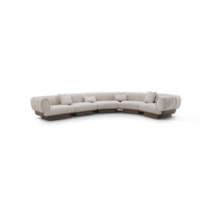 Casa Padrino Luxus Sofa 126 x 99 x H. 77.5 cm - Sofa mit Stoffbezug - Moderne Wohnzimmer Möbel - Luxus Qualität Casa Padrino Luxus Sofa 126 x 99 x H. 77.5 cm - Sofa mit Stoffbezug - Moderne Wohnzimmer Möbel - Luxus Qualität