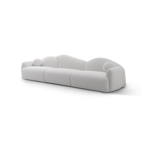 Casa Padrino Luxus Sofa 350 x 97.5 x H. 85 cm - Sofa mit Stoffbezug - Moderne Wohnzimmer Möbel - Luxus Qualität Casa Padrino Luxus Sofa 350 x 97.5 x H. 85 cm - Sofa mit Stoffbezug - Moderne Wohnzimmer Möbel - Luxus Qualität