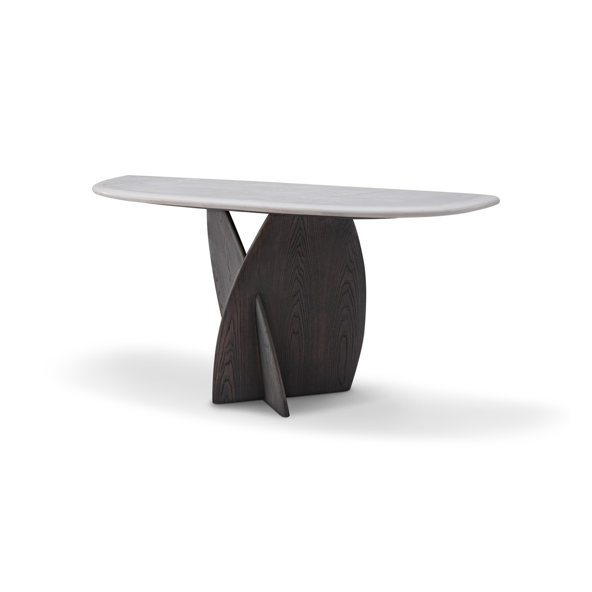 Casa Padrino mesa consola de lujo gris oscuro / gris 160 x 42 x H. 76 cm - Mesa consola de travertino - Muebles modernos de recibidor - Calidad de lujo Casa Padrino mesa consola de lujo gris oscuro / gris 160 x 42 x H. 76 cm - Mesa consola de travertino - Muebles modernos de recibidor - Calidad de lujo