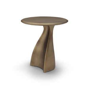 Casa Padrino Luxus Beistelltisch Messing 55 x 46.5 x H. 47.5 cm - Beistelltisch mit Fiberglas - Moderne Wohnzimmer Möbel - Luxus Qualität Casa Padrino Luxus Beistelltisch Messing 55 x 46.5 x H. 47.5 cm - Beistelltisch mit Fiberglas - Moderne Wohnzimmer Möbel - Luxus Qualität
