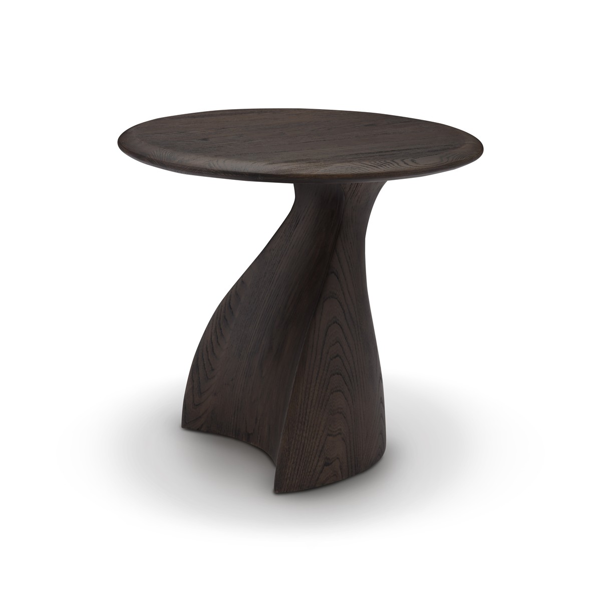 Casa Padrino Luxus Beistelltisch Dunkelgrau / Grau 55 x 46.5 x H. 47.5 cm - Beistelltisch mit Ulmenfurnier - Moderne Wohnzimmer Möbel - Luxus Qualität Casa Padrino Luxus Beistelltisch Dunkelgrau / Grau 55 x 46.5 x H. 47.5 cm - Beistelltisch mit Ulmenfurnier - Moderne Wohnzimmer Möbel - Luxus Qualität