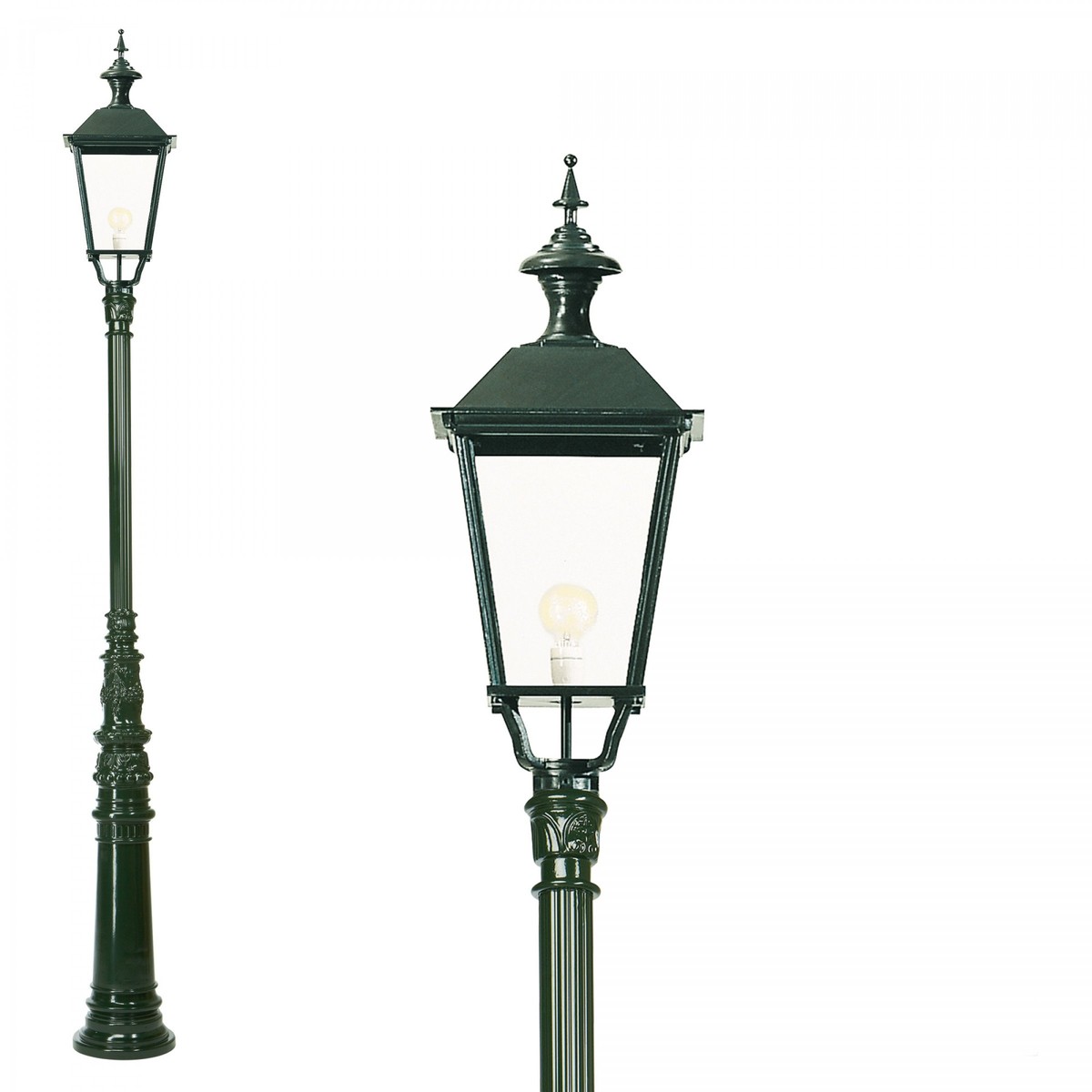 Casa Padrino Nostálgica Farol de Jardín 35 x 35 x H. 355 cm - Varios Colores - Lámpara de Exterior Nostálgica Resistente a la Intemperie Casa Padrino Nostálgica Farol de Jardín 35 x 35 x H. 355 cm - Varios Colores - Lámpara de Exterior Nostálgica Resistente a la Intemperie