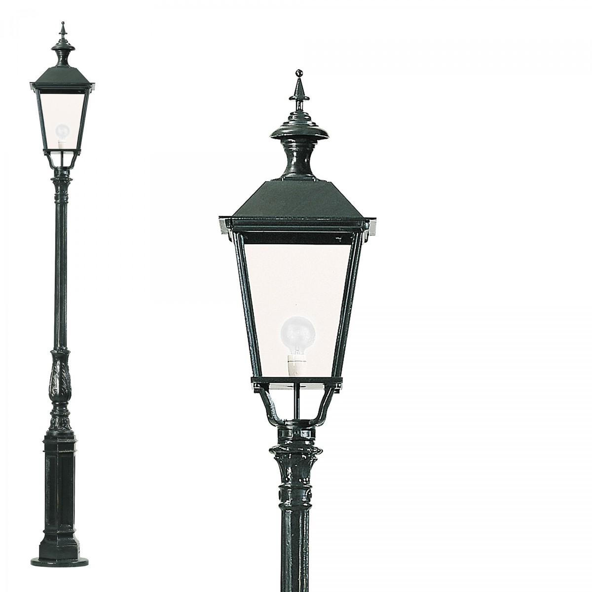 Casa Padrino Nostalgique Lanterne de Jardin 35 x 35 x H. 290 cm - Coloris Variés - Luminaire d'Extérieur Nostalgique Résistant aux Intempéries Casa Padrino Nostalgique Lanterne de Jardin 35 x 35 x H. 290 cm - Coloris Variés - Luminaire d'Extérieur Nostalgique Résistant aux Intempéries