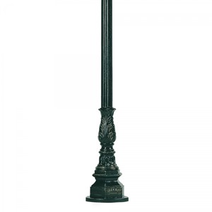 Casa Padrino Jugendstil Gartenlaterne 42 x 29 x H. 248 cm - Verschiedene Farben - Nostalgische Wetterfeste Außenleuchte