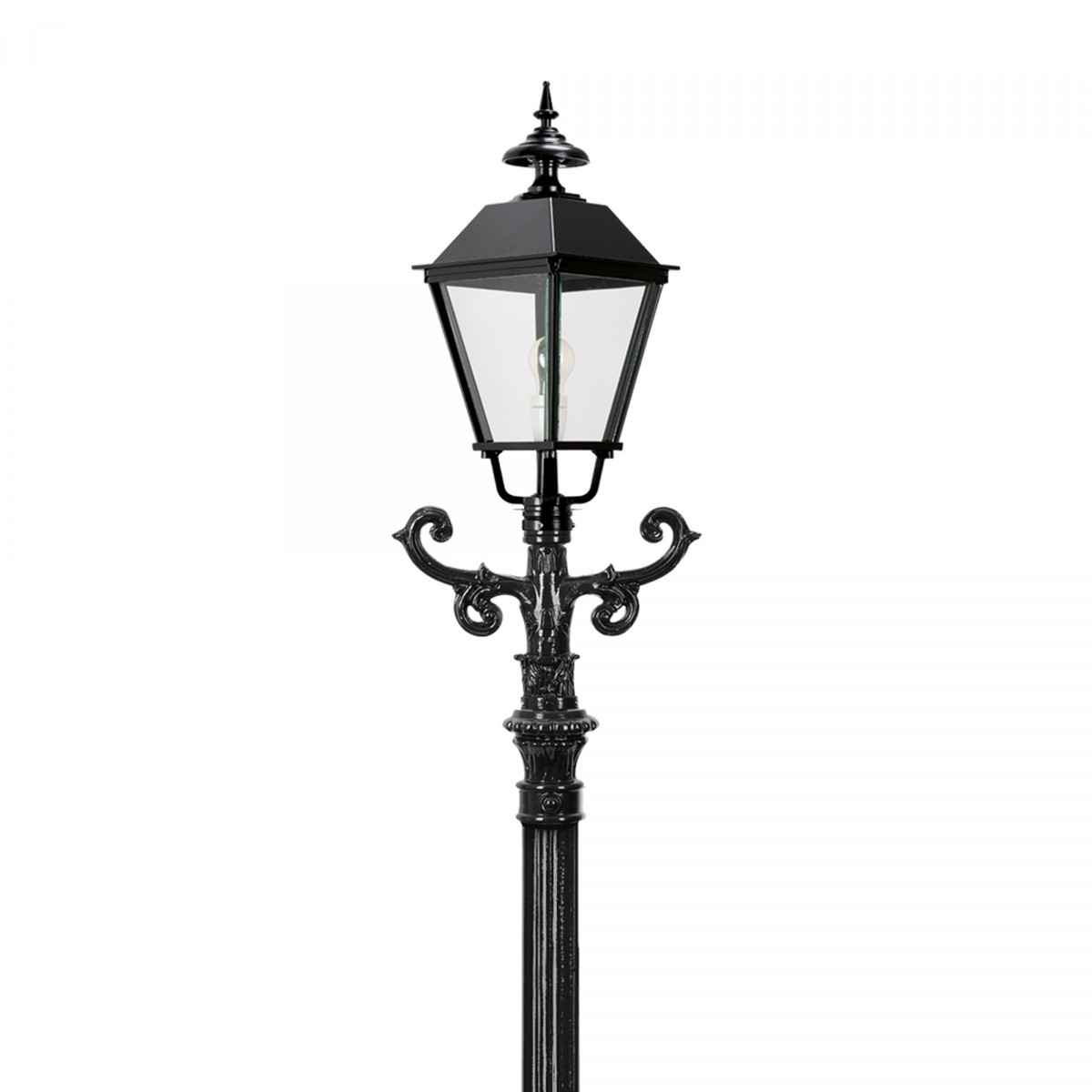 Casa Padrino Nostalgique Lanterne de Jardin 42 x 25 x H. 245 cm - Coloris Variés - Luminaire d'Extérieur Nostalgique Résistant aux Intempéries Casa Padrino Nostalgique Lanterne de Jardin 42 x 25 x H. 245 cm - Coloris Variés - Luminaire d'Extérieur Nostalgique Résistant aux Intempéries