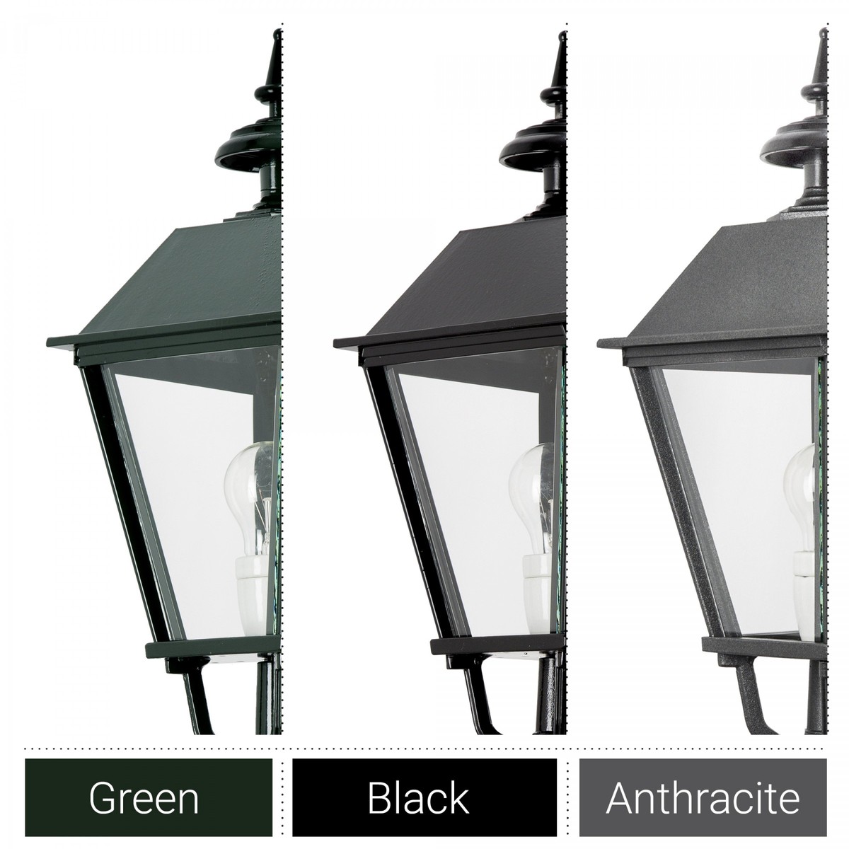 Casa Padrino Nostalgique Lanterne de Jardin 42 x 25 x H. 245 cm - Coloris Variés - Luminaire d'Extérieur Nostalgique Résistant aux Intempéries Casa Padrino Nostalgique Lanterne de Jardin 42 x 25 x H. 245 cm - Coloris Variés - Luminaire d'Extérieur Nostalgique Résistant aux Intempéries