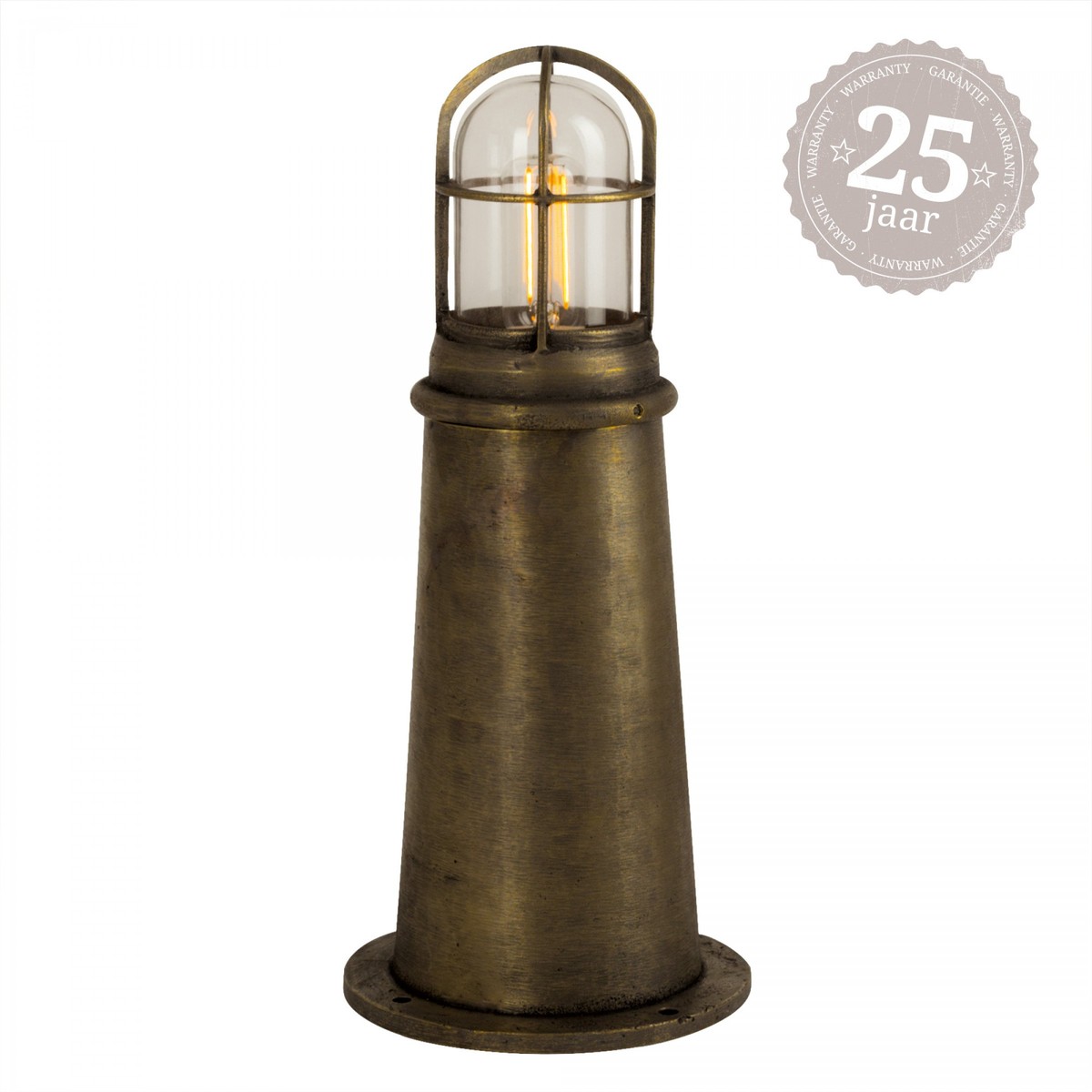 Casa Padrino Art Nouveau Lampe sur Socle 19 x 19 x H. 45 cm - Bronze - Luminaire d'Extérieur Nostalgique Résistant aux Intempéries Casa Padrino Art Nouveau Lampe sur Socle 19 x 19 x H. 45 cm - Bronze - Luminaire d'Extérieur Nostalgique Résistant aux Intempéries