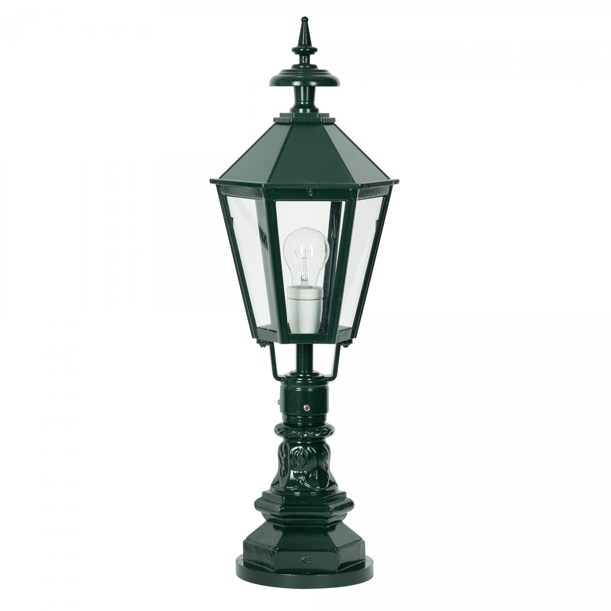 Casa Padrino Art Nouveau Lampada da Piedistallo 22 x 22 x H. 70 cm - Vari Colori - Lampada da Esterno Nostalgica Resistente alle Intemperie Casa Padrino Art Nouveau Lampada da Piedistallo 22 x 22 x H. 70 cm - Vari Colori - Lampada da Esterno Nostalgica Resistente alle Intemperie