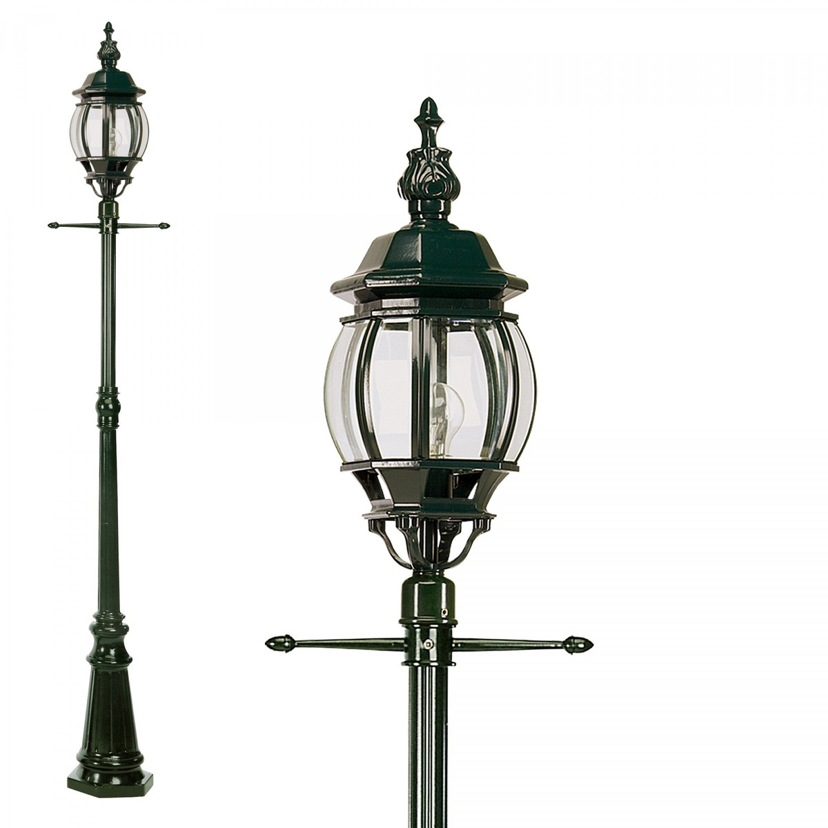 Casa Padrino Art Nouveau Garden Lantern 36 x 20 x H. 228 cm - Various Colours - Nostalgic Weatherproof Outdoor Light Casa Padrino Art Nouveau Garden Lantern 36 x 20 x H. 228 cm - Various Colours - Nostalgic Weatherproof Outdoor Light