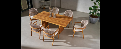 Casa Padrino conjunto de comedor de jardín de lujo blanco 7 piezas 100 x H. 76 cm - Resistente a la intemperie y bien acabado - Modernos muebles de jardín - Calidad de lujo