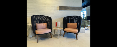 Casa Padrino conjunto de asientos de jardín de lujo gris / negro 3 piezas 88 x 86 x H. 114.5 cm - Resistente a la intemperie y bien acabado - Modernos muebles de jardín - Calidad de lujo