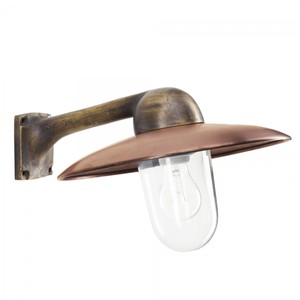 Casa Padrino Art Nouveau Lampe de Ferme 31 x 38 x H. 24 cm - Bronze - Luminaire d'Extérieur Nostalgique Résistant aux Intempéries Casa Padrino Art Nouveau Lampe de Ferme 31 x 38 x H. 24 cm - Bronze - Luminaire d'Extérieur Nostalgique Résistant aux Intempéries