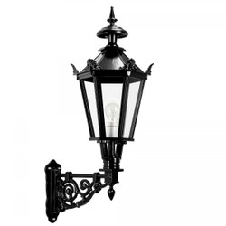 Casa Padrino Art Nouveau Applique da Esterno 32 x 49 x H. 81 cm - Vari Colori - Lampada da Esterno Nostalgica Resistente alle Intemperie
