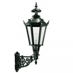 Casa Padrino Art Nouveau Applique da Esterno 32 x 49 x H. 81 cm - Vari Colori - Lampada da Esterno Nostalgica Resistente alle Intemperie