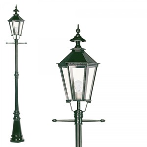 Casa Padrino Art Nouveau Lanterne de Jardin 36 x 29 x H. 228 cm - Coloris Variés - Luminaire d'Extérieur Nostalgique Résistant aux Intempéries Casa Padrino Art Nouveau Lanterne de Jardin 36 x 29 x H. 228 cm - Coloris Variés - Luminaire d'Extérieur Nostalgique Résistant aux Intempéries