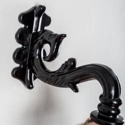 Casa Padrino Art Nouveau Lampada a Sospensione 22 x 31 x H. 52 cm - Vari Colori - Lampada da Esterno Nostalgica Resistente alle Intemperie Casa Padrino Art Nouveau Lampada a Sospensione 22 x 31 x H. 52 cm - Vari Colori - Lampada da Esterno Nostalgica Resistente alle Intemperie