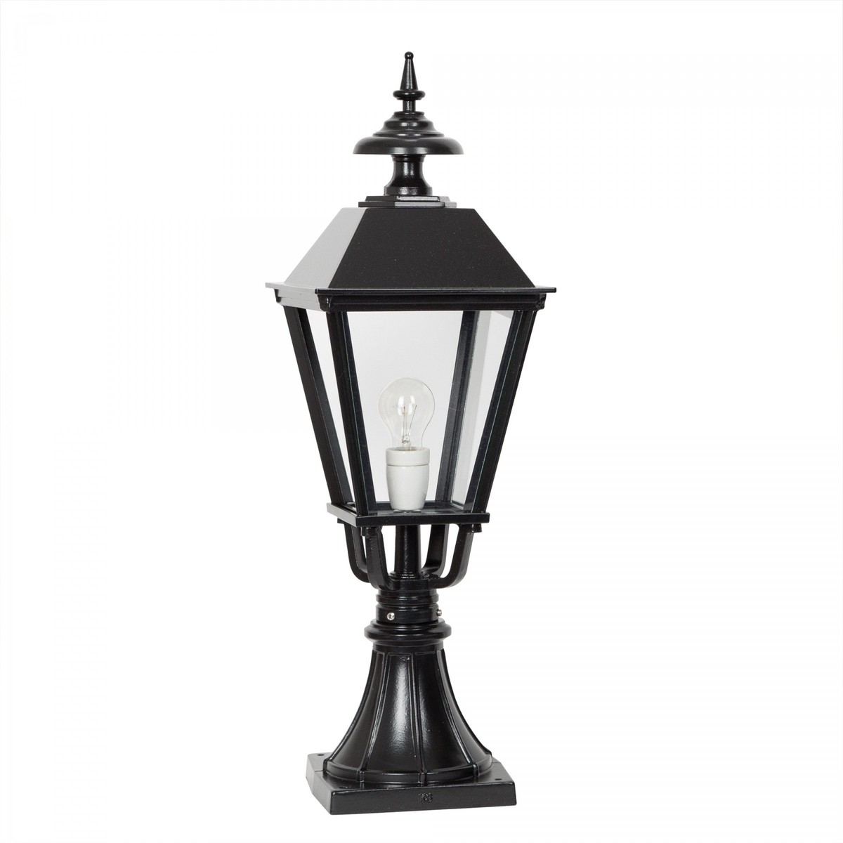 Casa Padrino Art Nouveau Lámpara de Pedestal 25 x 25 x H. 70 cm - Varios Colores - Lámpara de Exterior Nostálgica Resistente a la Intemperie Casa Padrino Art Nouveau Lámpara de Pedestal 25 x 25 x H. 70 cm - Varios Colores - Lámpara de Exterior Nostálgica Resistente a la Intemperie