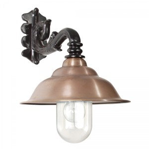 Casa Padrino Art Nouveau Applique da Esterno 30 x 35 x H. 40 cm - Vari Colori - Lampada da Esterno Nostalgica Resistente alle Intemperie Casa Padrino Art Nouveau Applique da Esterno 30 x 35 x H. 40 cm - Vari Colori - Lampada da Esterno Nostalgica Resistente alle Intemperie