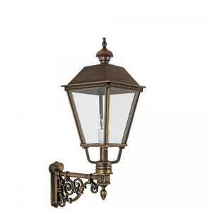 Casa Padrino Art Nouveau Applique da Esterno 21 x 39 x H. 70 cm - Bronzo - Lampada da Esterno Nostalgica Resistente alle Intemperie Casa Padrino Art Nouveau Applique da Esterno 21 x 39 x H. 70 cm - Bronzo - Lampada da Esterno Nostalgica Resistente alle Intemperie