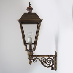 Casa Padrino Art Nouveau Applique Extérieure 21 x 39 x H. 70 cm - Bronze - Luminaire d'Extérieur Nostalgique Résistant aux Intempéries Casa Padrino Art Nouveau Applique Extérieure 21 x 39 x H. 70 cm - Bronze - Luminaire d'Extérieur Nostalgique Résistant aux Intempéries