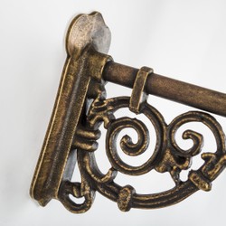 Casa Padrino Art Nouveau Applique Extérieure 21 x 39 x H. 70 cm - Bronze - Luminaire d'Extérieur Nostalgique Résistant aux Intempéries Casa Padrino Art Nouveau Applique Extérieure 21 x 39 x H. 70 cm - Bronze - Luminaire d'Extérieur Nostalgique Résistant aux Intempéries