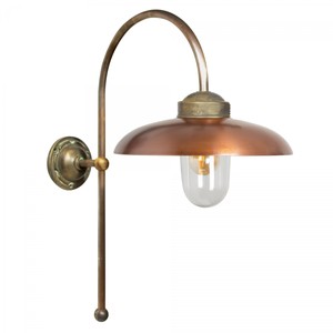 Casa Padrino Art Nouveau Lampada da Cortile 35 x 61 x H. 65 cm - Bronzo - Lampada da Esterno Nostalgica Resistente alle Intemperie Casa Padrino Art Nouveau Lampada da Cortile 35 x 61 x H. 65 cm - Bronzo - Lampada da Esterno Nostalgica Resistente alle Intemperie