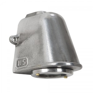 Casa Padrino Art Nouveau Nautical Light 8 x 9 x H. 10 cm - Silver - Nostalgic Weatherproof Outdoor Light Casa Padrino Art Nouveau Nautical Light 8 x 9 x H. 10 cm - Silver - Nostalgic Weatherproof Outdoor Light