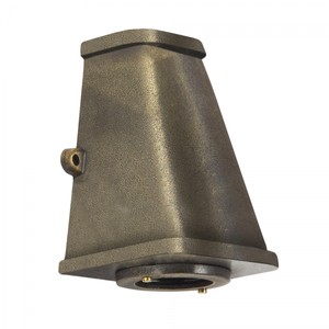 Casa Padrino Art Nouveau Nautical Light 10 x 10 x H. 14 cm - Bronze - Nostalgic Weatherproof Outdoor Light Casa Padrino Art Nouveau Nautical Light 10 x 10 x H. 14 cm - Bronze - Nostalgic Weatherproof Outdoor Light