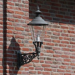 Casa Padrino Art Nouveau Outdoor Wall Light 22 x 40 x H. 65 cm - Various Colours - Nostalgic Weatherproof Outdoor Light