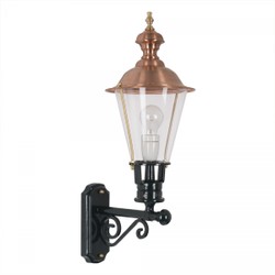 Casa Padrino Art Nouveau Applique da Esterno 22 x 31 x H. 62 cm - Vari Colori - Lampada da Esterno Nostalgica Resistente alle Intemperie
