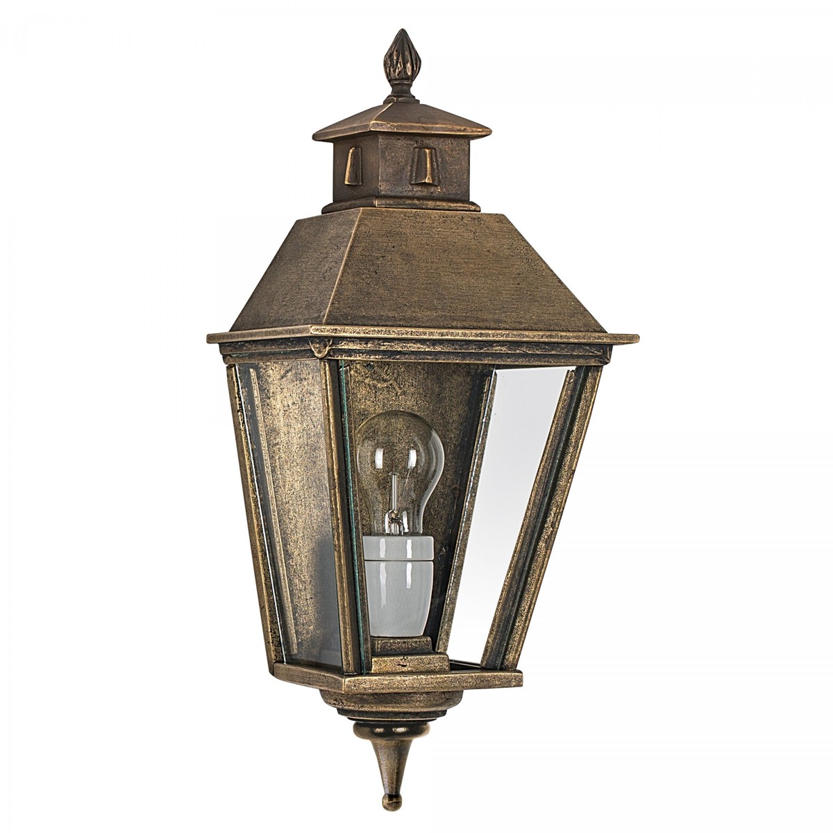 Casa Padrino Art Nouveau Aplique de Exterior 22 x 15 x H. 50 cm - Bronce - Lámpara de Exterior Nostálgica Resistente a la Intemperie Casa Padrino Art Nouveau Aplique de Exterior 22 x 15 x H. 50 cm - Bronce - Lámpara de Exterior Nostálgica Resistente a la Intemperie