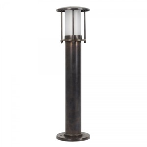 Casa Padrino Art Nouveau Lámpara de Pedestal 13 x H. 50 cm - Bronce - Lámpara de Exterior Nostálgica Resistente a la Intemperie Casa Padrino Art Nouveau Lámpara de Pedestal 13 x H. 50 cm - Bronce - Lámpara de Exterior Nostálgica Resistente a la Intemperie