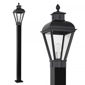 Casa Padrino Nostálgica Farol de Jardín 26 x H. 250 cm - Negro - Lámpara de Exterior Nostálgica Resistente a la Intemperie Casa Padrino Nostálgica Farol de Jardín 26 x H. 250 cm - Negro - Lámpara de Exterior Nostálgica Resistente a la Intemperie