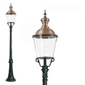 Casa Padrino Art Nouveau Farol de Jardín 37 x 37 x H. 261 cm - Varios Colores - Lámpara de Exterior Nostálgica Resistente a la Intemperie Casa Padrino Art Nouveau Farol de Jardín 37 x 37 x H. 261 cm - Varios Colores - Lámpara de Exterior Nostálgica Resistente a la Intemperie