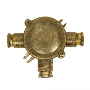 Casa Padrino Art Nouveau Lámpara Náutica 13 x 4 x H. 11 cm - Cobre - Lámpara de Exterior Nostálgica Resistente a la Intemperie Casa Padrino Art Nouveau Lámpara Náutica 13 x 4 x H. 11 cm - Cobre - Lámpara de Exterior Nostálgica Resistente a la Intemperie