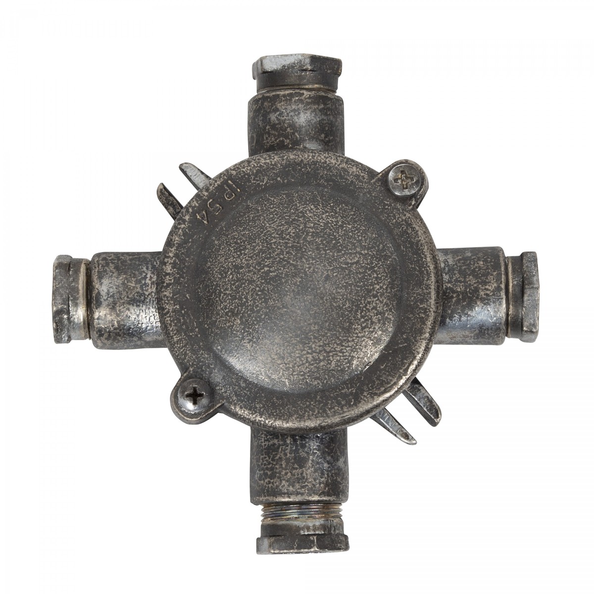 Casa Padrino Art Nouveau Lámpara Náutica 13 x 4 x H. 13 cm - Gris - Lámpara de Exterior Nostálgica Resistente a la Intemperie Casa Padrino Art Nouveau Lámpara Náutica 13 x 4 x H. 13 cm - Gris - Lámpara de Exterior Nostálgica Resistente a la Intemperie