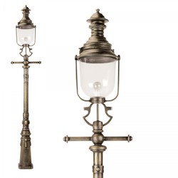 Casa Padrino Art Nouveau Lanterna da Giardino 47 x H. 243 cm - Vari Colori - Lampada da Esterno Nostalgica Resistente alle Intemperie Casa Padrino Art Nouveau Lanterna da Giardino 47 x H. 243 cm - Vari Colori - Lampada da Esterno Nostalgica Resistente alle Intemperie