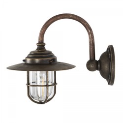 Casa Padrino Art Nouveau Applique da Esterno 22 x 33 x H. 29 cm - Bronzo - Lampada da Esterno Nostalgica Resistente alle Intemperie Casa Padrino Art Nouveau Applique da Esterno 22 x 33 x H. 29 cm - Bronzo - Lampada da Esterno Nostalgica Resistente alle Intemperie