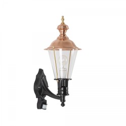 Casa Padrino Art Nouveau Applique da Esterno 22 x 28 x H. 56 cm - Vari Colori - Lampada da Esterno Nostalgica Resistente alle Intemperie