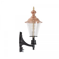 Casa Padrino Art Nouveau Applique da Esterno 22 x 28 x H. 56 cm - Vari Colori - Lampada da Esterno Nostalgica Resistente alle Intemperie