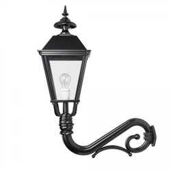 Casa Padrino Art Nouveau Applique da Esterno 25 x 47 x H. 76 cm - Vari Colori - Lampada da Esterno Nostalgica Resistente alle Intemperie