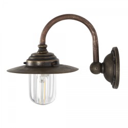 Casa Padrino Art Nouveau Applique da Esterno 22 x 33 x H. 28 cm - Bronzo - Lampada da Esterno Nostalgica Resistente alle Intemperie Casa Padrino Art Nouveau Applique da Esterno 22 x 33 x H. 28 cm - Bronzo - Lampada da Esterno Nostalgica Resistente alle Intemperie