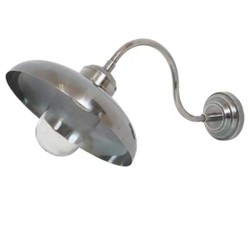Casa Padrino Art Nouveau Lampada da Cortile 30 x H. 57 cm - Argento - Lampada da Esterno Nostalgica Resistente alle Intemperie