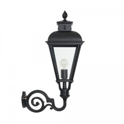 Casa Padrino Art Nouveau Applique da Esterno 26 x 45 x H. 75 cm - Nero - Lampada da Esterno Nostalgica Resistente alle Intemperie Casa Padrino Art Nouveau Applique da Esterno 26 x 45 x H. 75 cm - Nero - Lampada da Esterno Nostalgica Resistente alle Intemperie